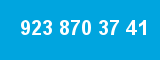 923 870 37 41 923 870 37 41